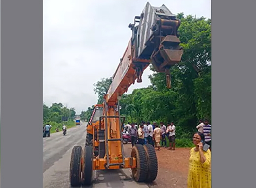Main news Crane accident